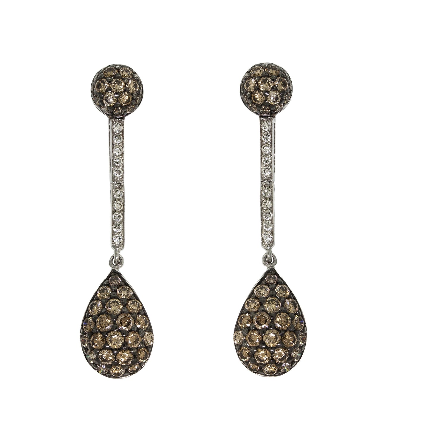 Champagne Diamond Earrings