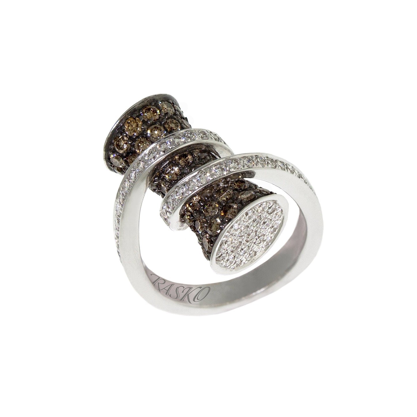 Intertwine | Champagne Diamond Ring