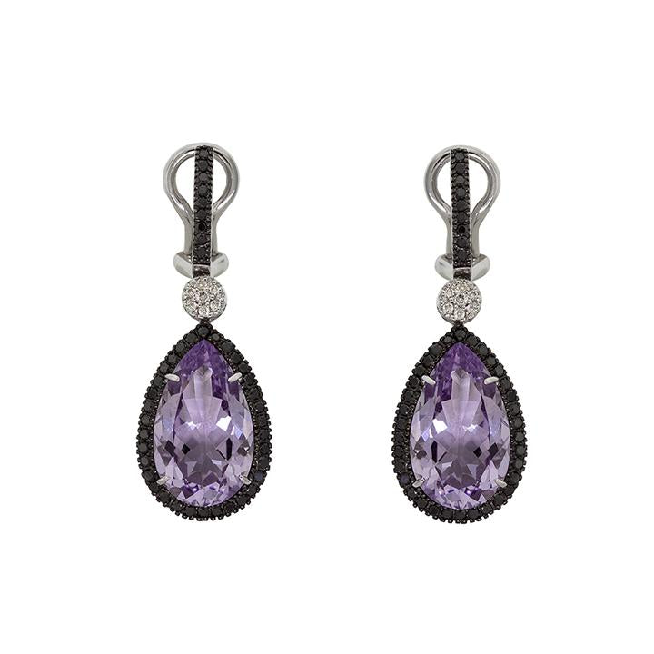 Black Diamond Earrings