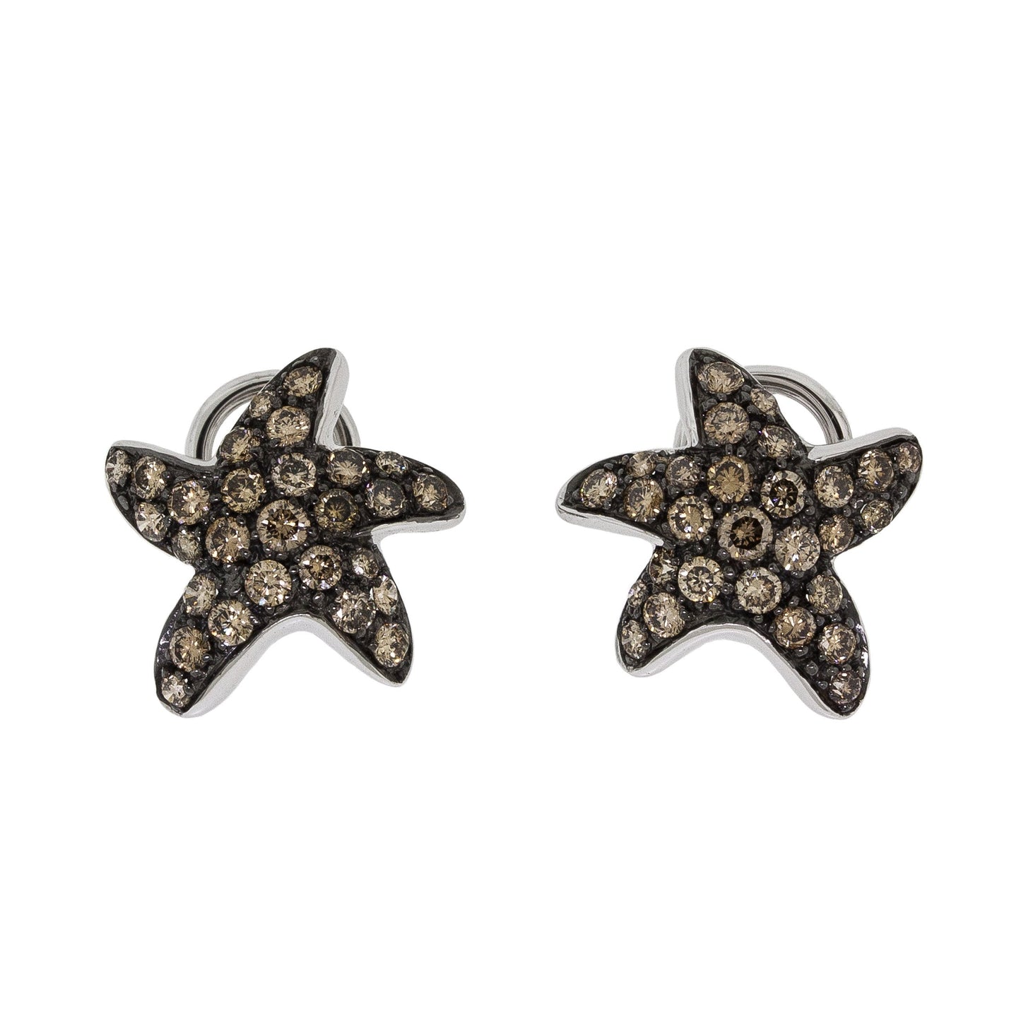 Champagne Diamond Earrings