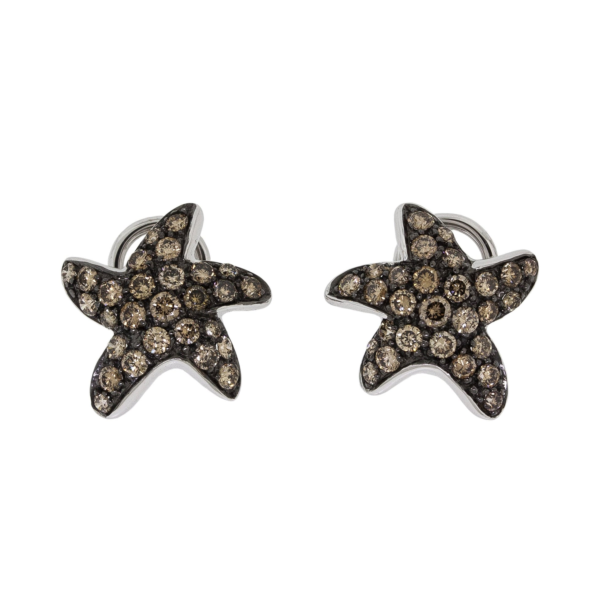 Champagne Diamond Earrings