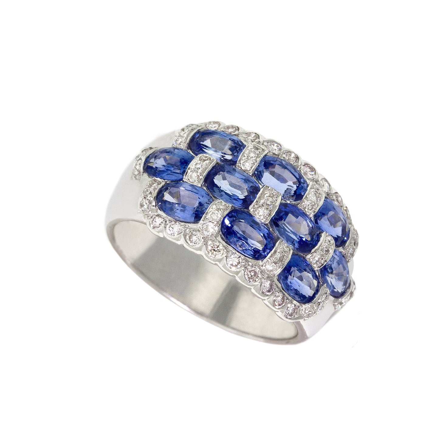 Woven Diamond Ring