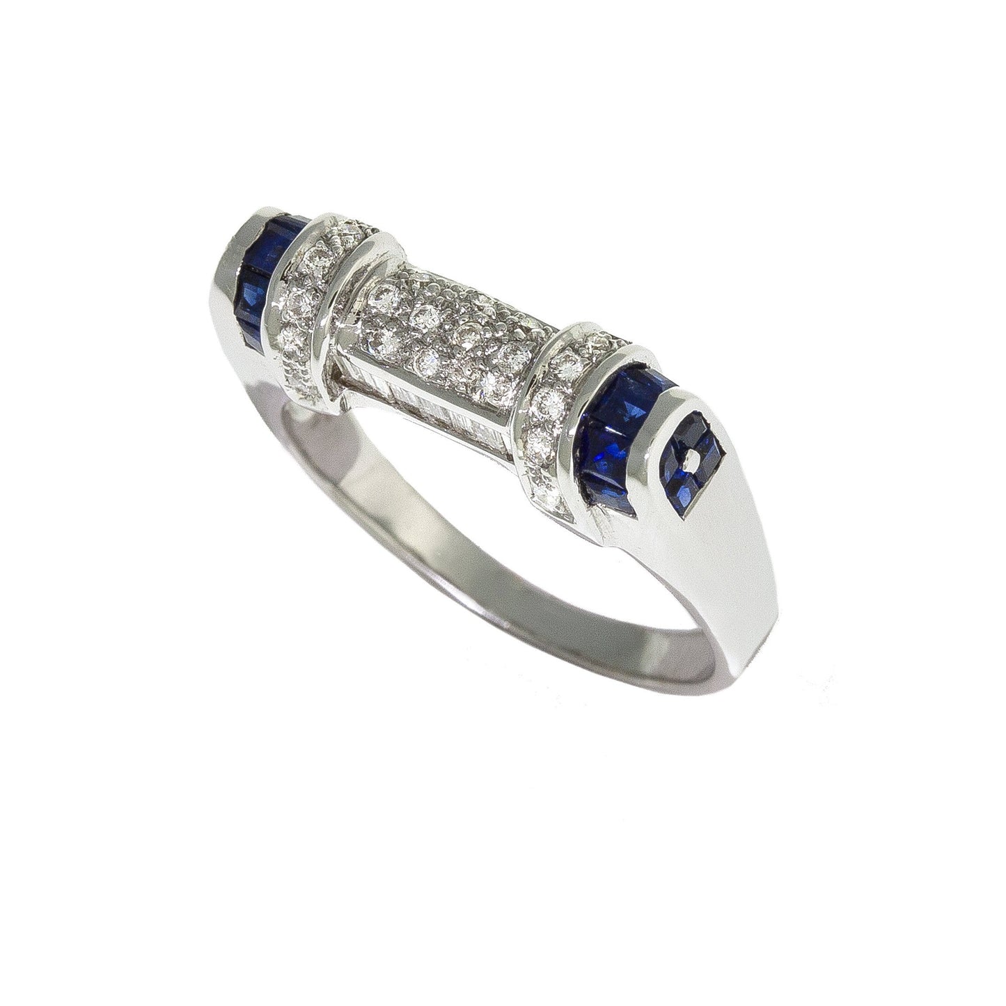 Sapphire And Diamond Ring