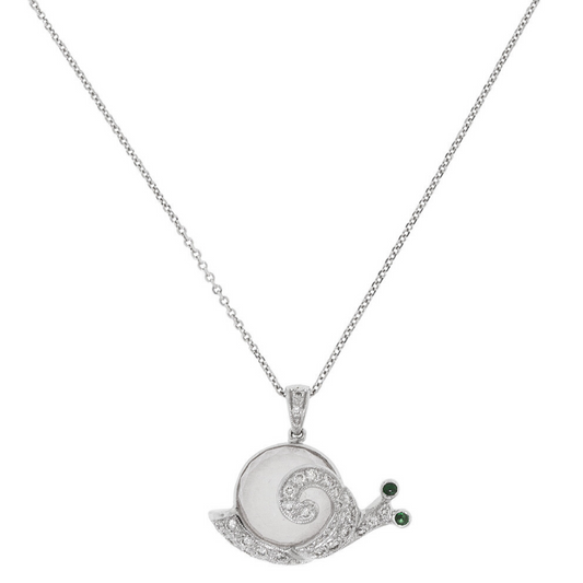 The Wild | Snail Diamond Necklace