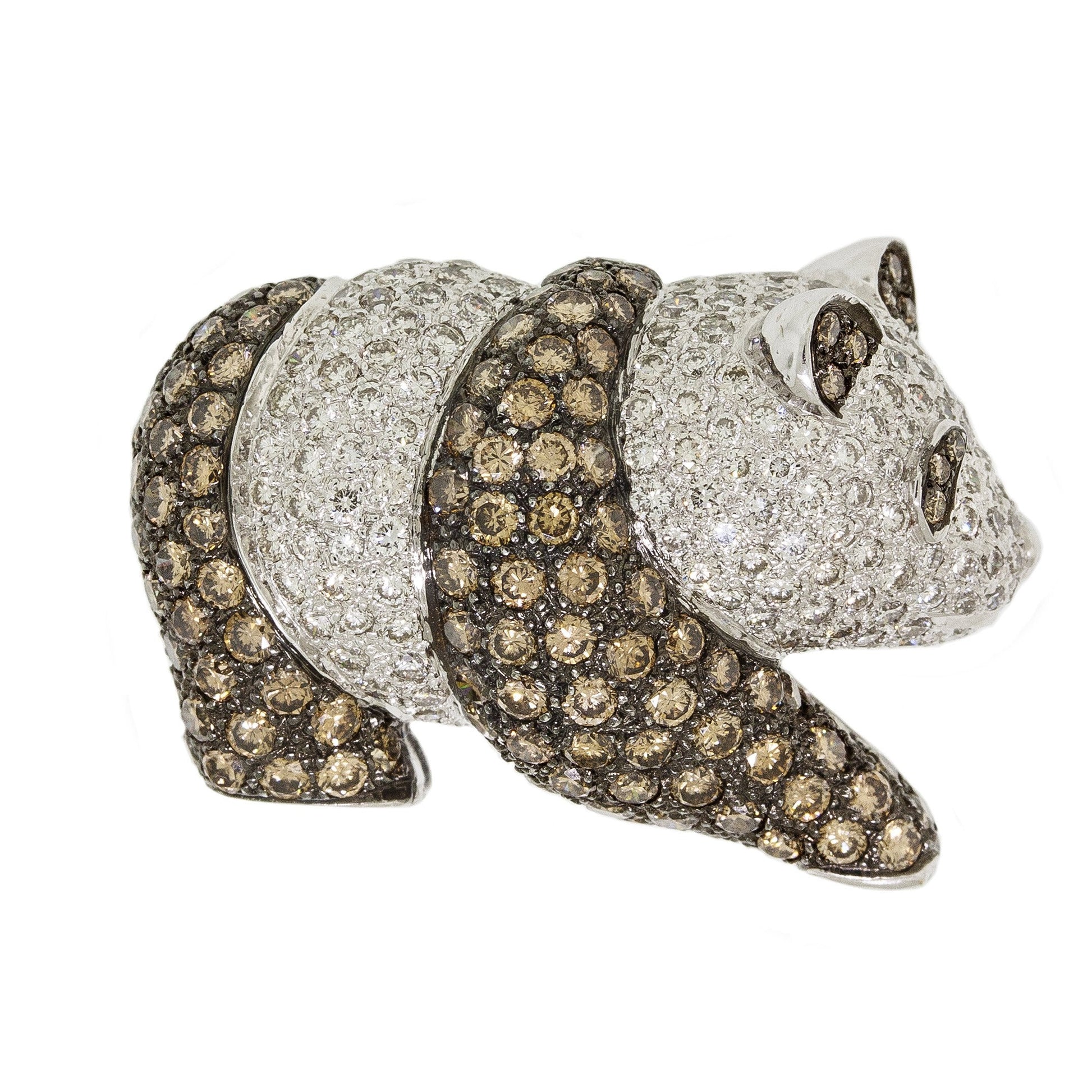 The Wild | Panda Diamond Brooch