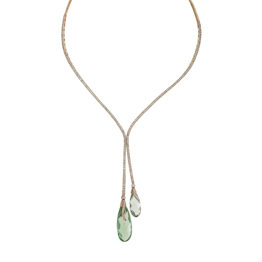 Serpentine Dream  Diamond Necklace