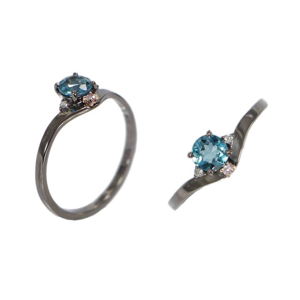 Callisto | London Blue Topaz Ring 