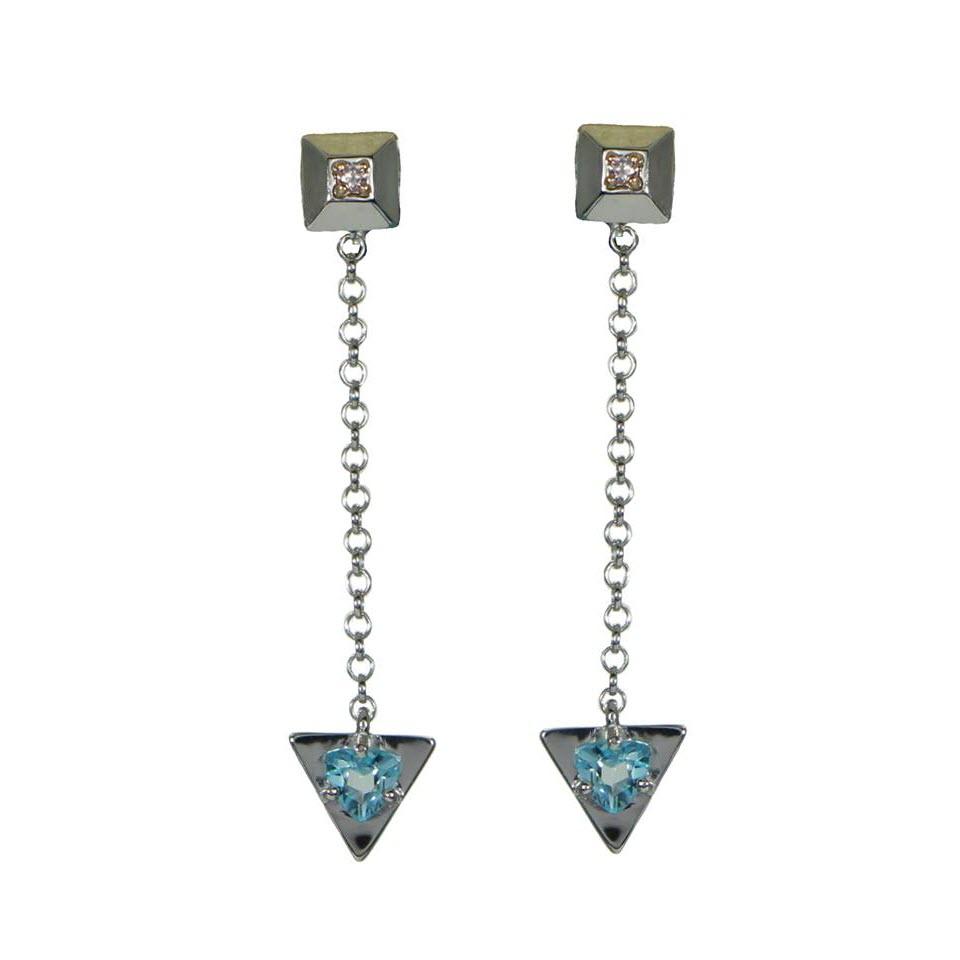 Fay | London Blue Topaz Earrings